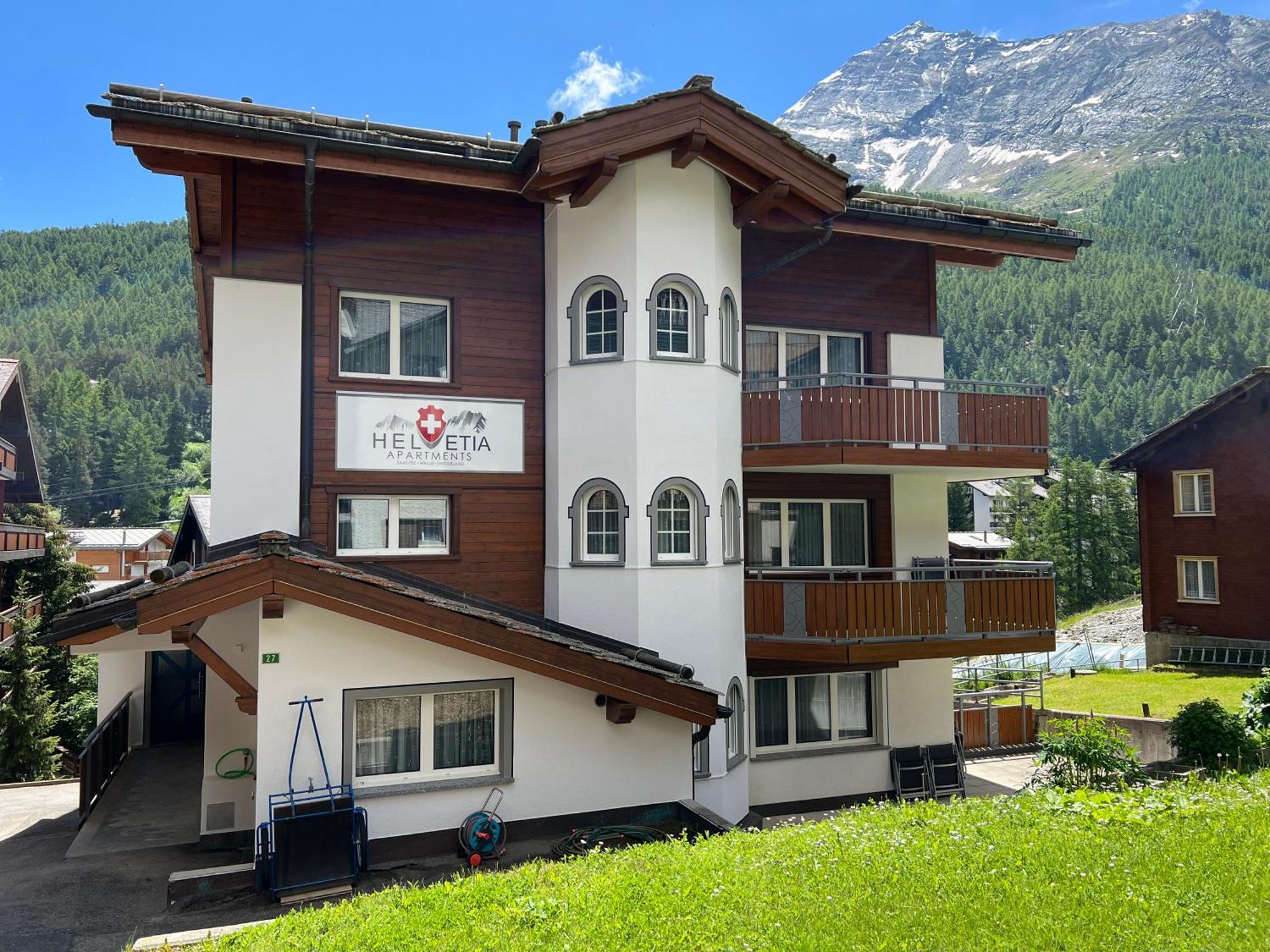 Helvetia Apartments Saas Fee Extérieur photo